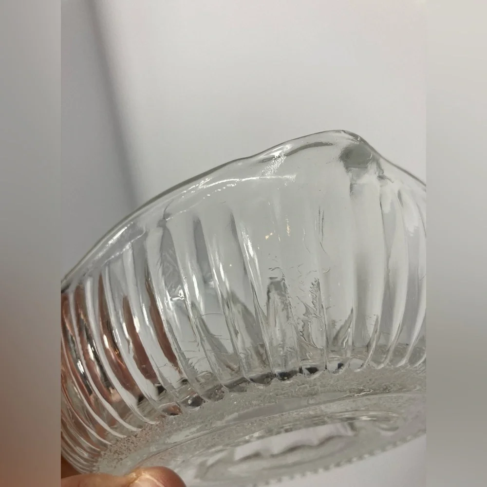 Vintage hand held Glass juicer
